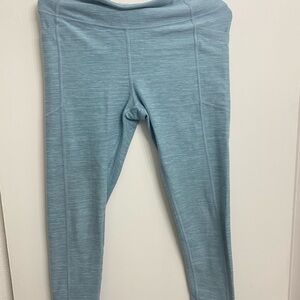 Victoria's Secret Blue Leggings/Joggers Streamlined Design Size 10